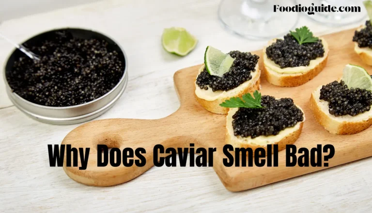 why does caviar smell bad